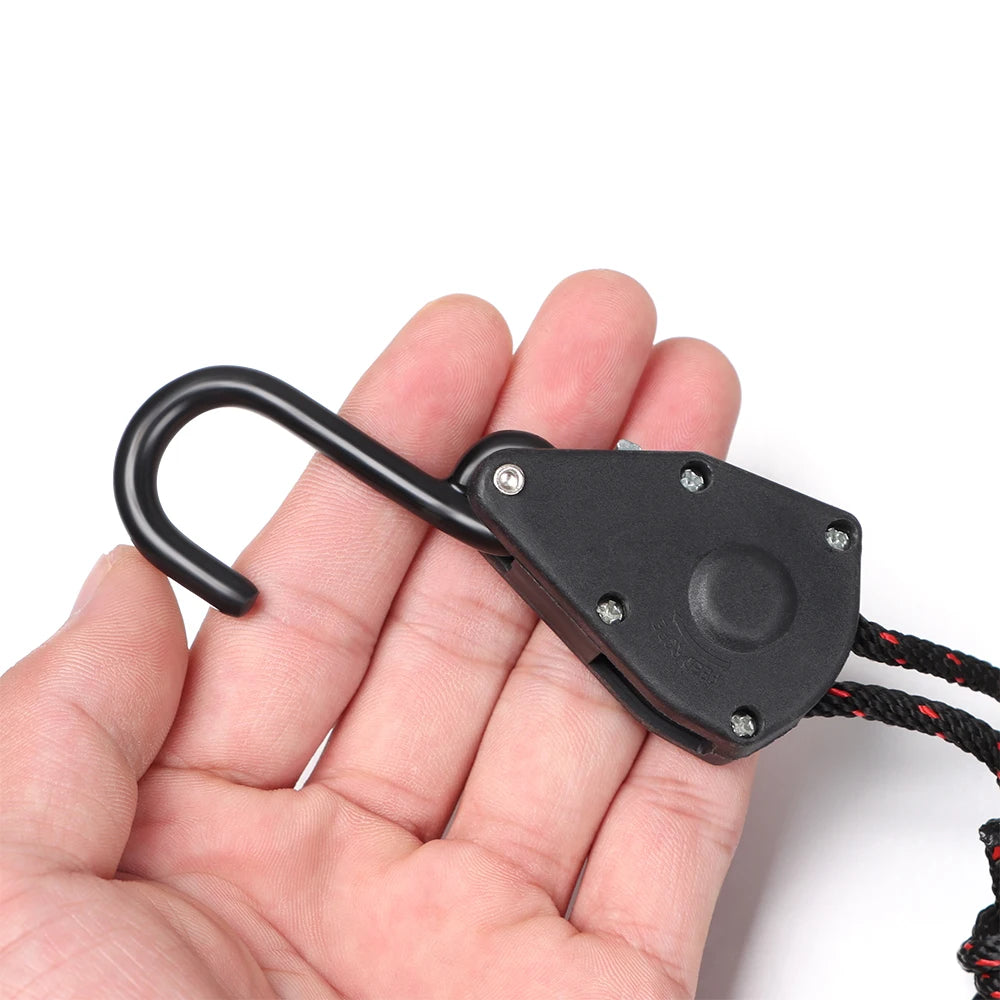 Conjunto de cintas de fixação com roquete ajustáveis para caiaques