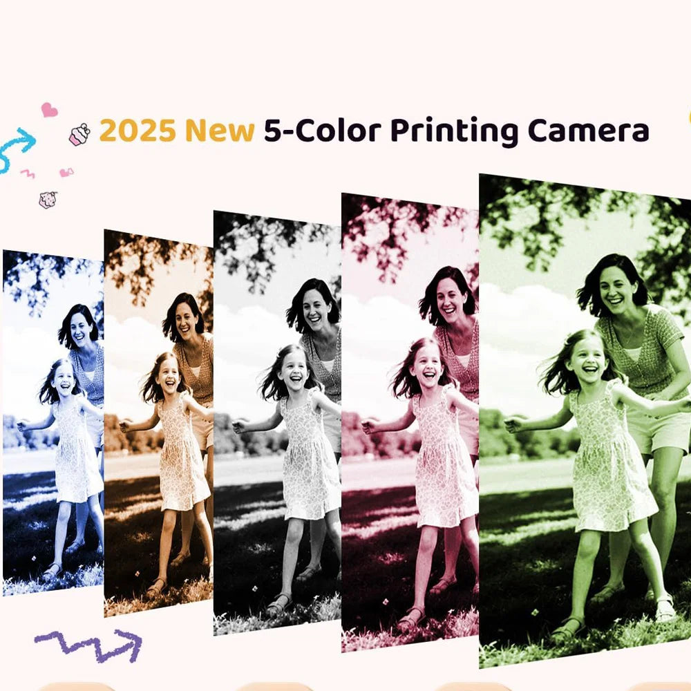 Kids Instant Color Printing Camera 32GB 1080P