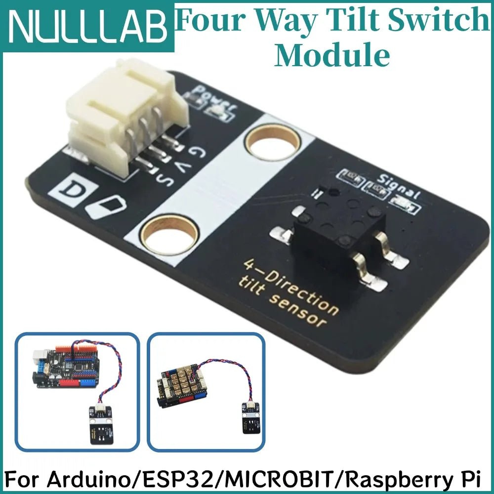 Four-Direction Tilt Sensor Module, 3-5 V