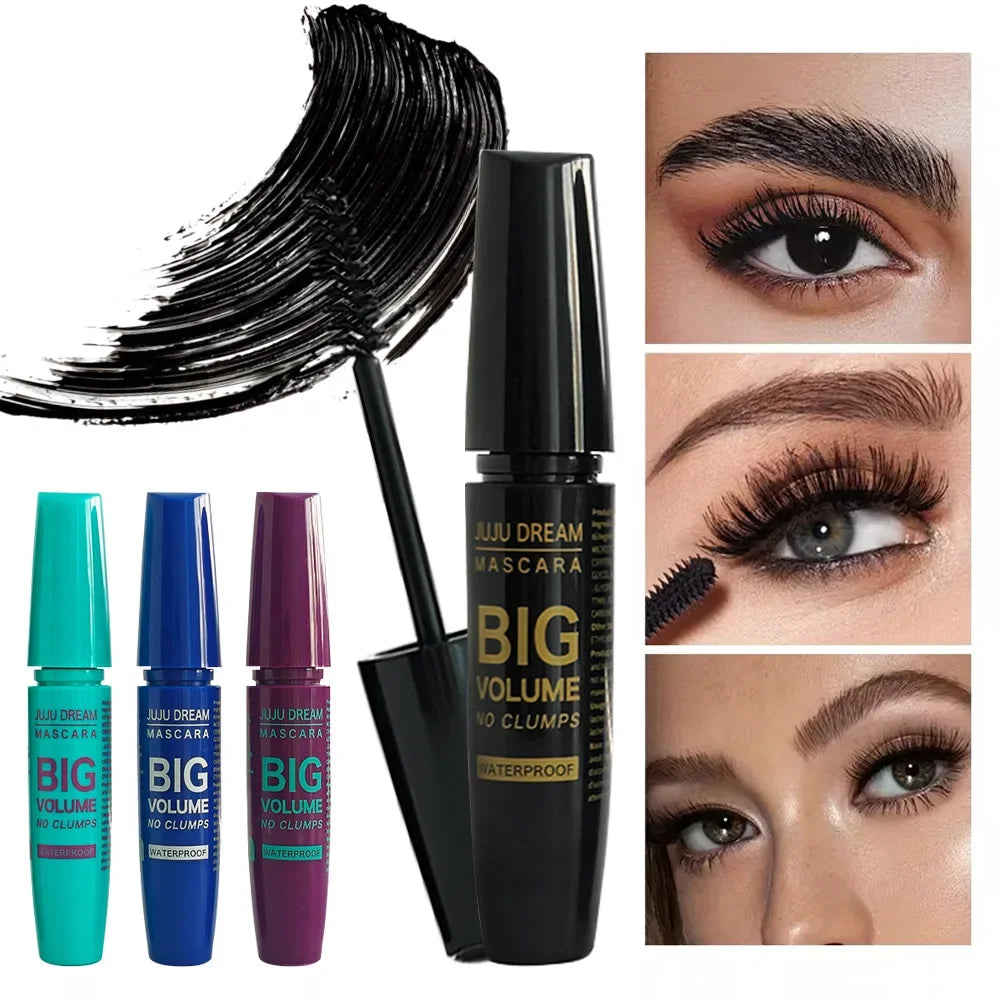 4D Curling Mascara – Lengthening, Waterproof, Sweatproof, Long-Lasting, Smudge-Proof, Unisex, Gentle, Certified