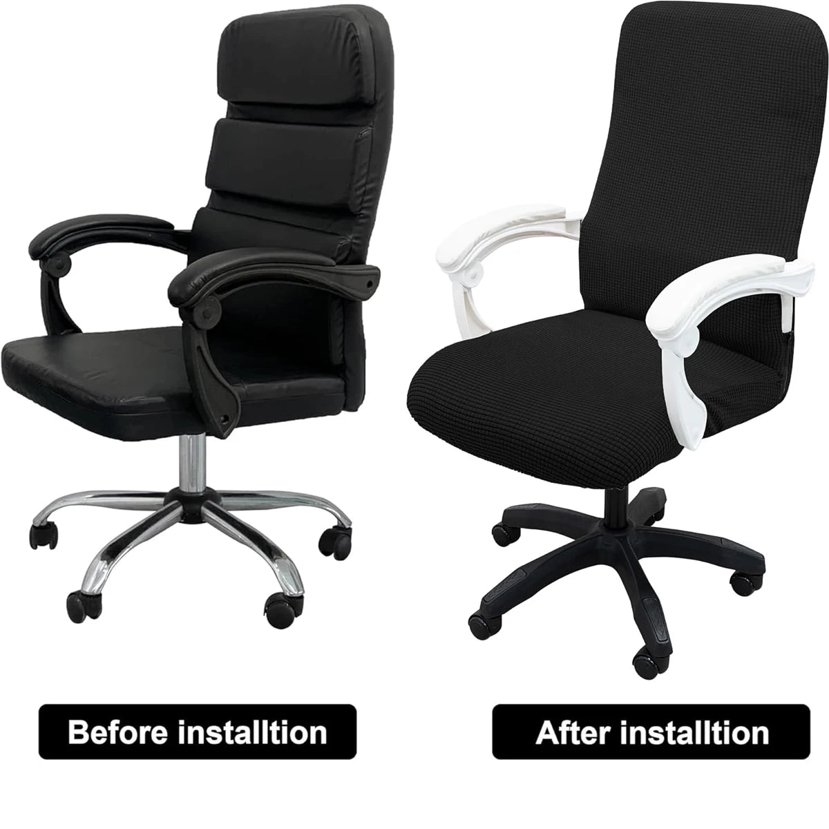 Thickened Jacquard Stretchable Computer Office Chair Covers Dustproof Pet Scratch Resistant Retractable Office Chair Cover