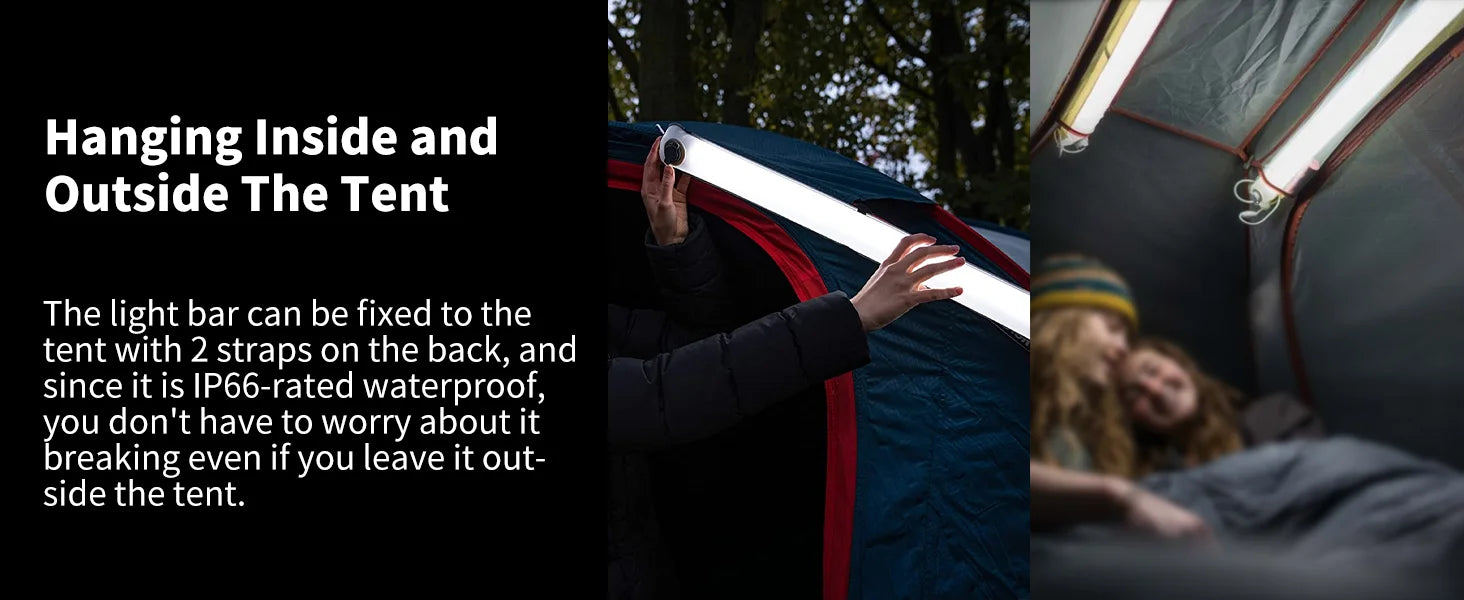 Rechargeable Portable Camping Light Waterproof 2000 mAh