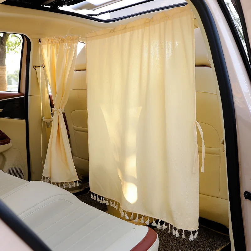 Universal Car Divider Curtain Privacy Partition Sun Shade