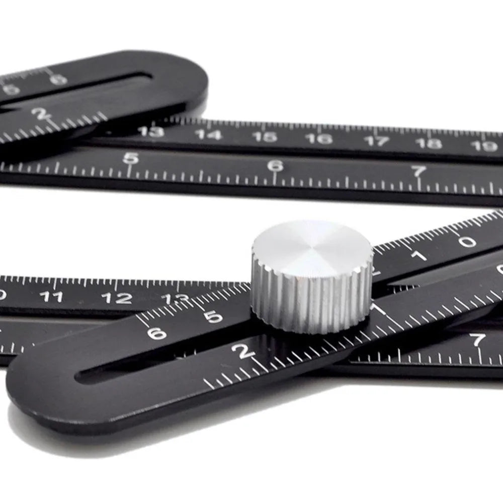 Aluminium Multi-Angle Folding Layout Ruler