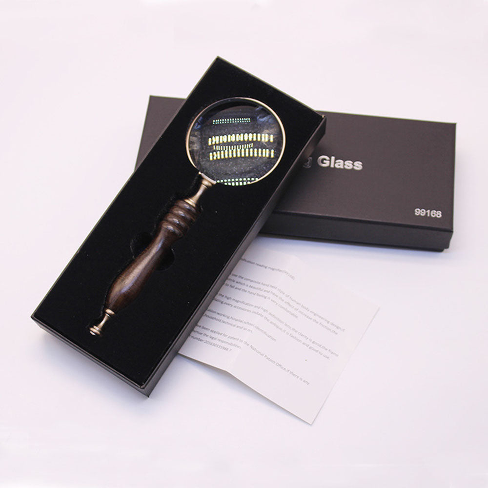 10x-Labelled Handheld Reading Magnifier