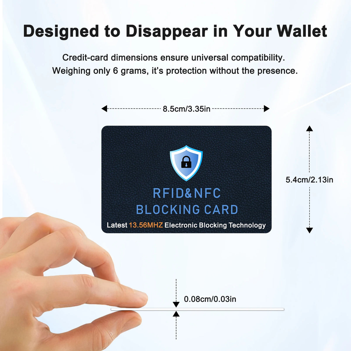 RFID-Blocking Wallet Card - Pack Options