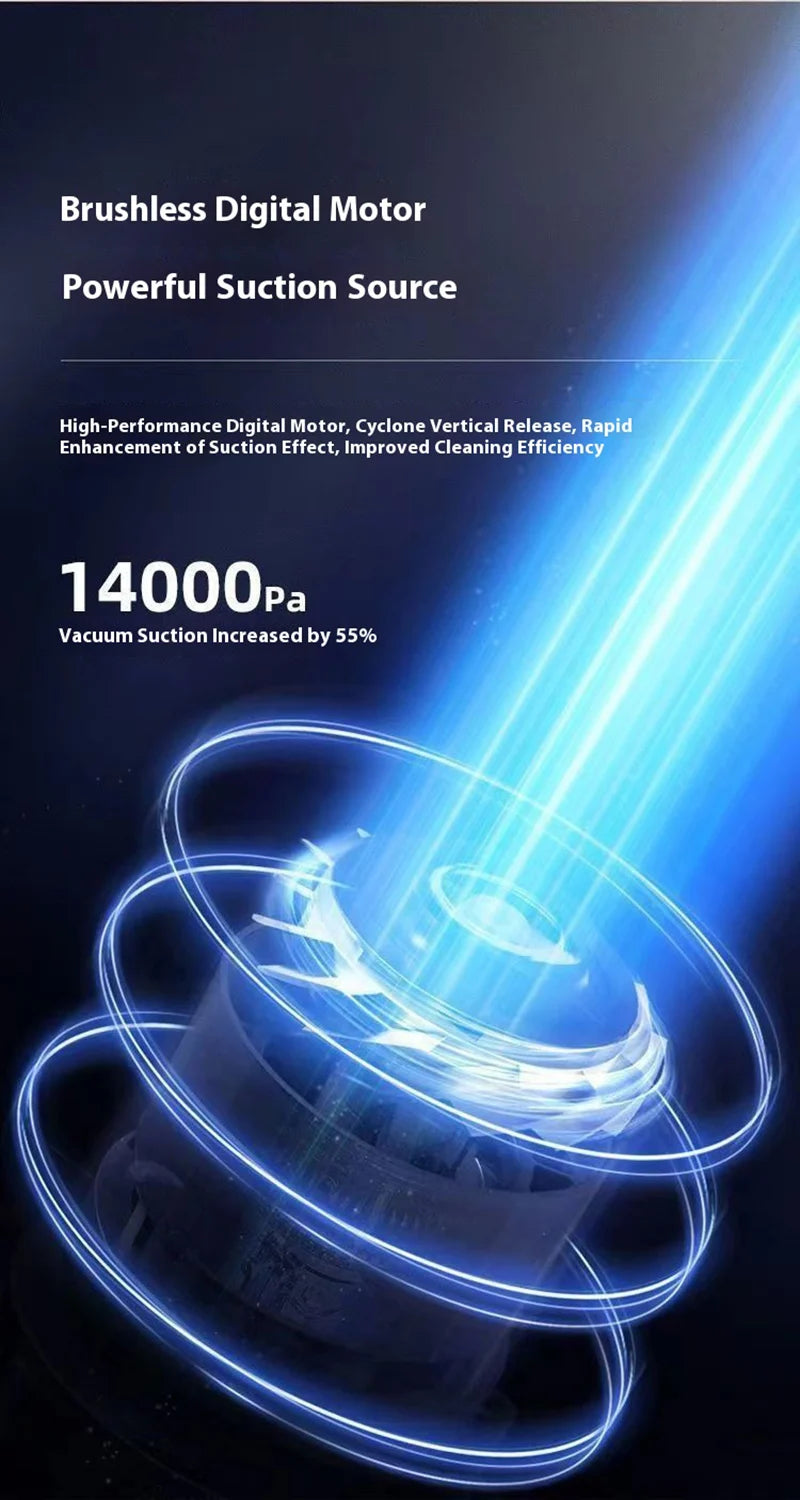 Wireless 690000Pa Car Vacuum Portabale Cleaner Cordless Handheld Vacuum High-power Vacuum Cleaner For Home Office Car New