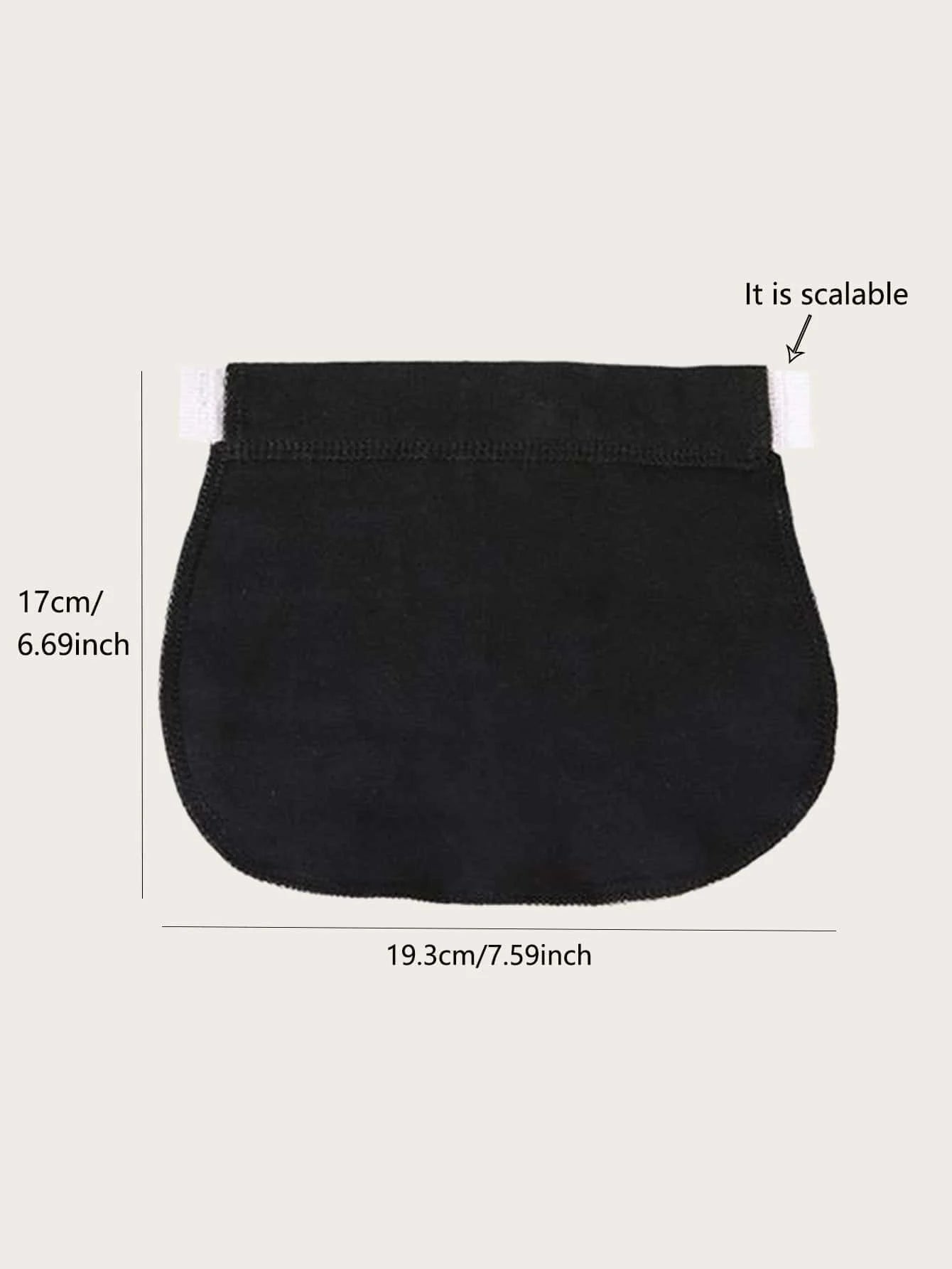 Women Adjustable Elastic Maternity Pregnancy Waistband Belt Waist Extender Clothing Pants For Pregnant Sewing Accessories