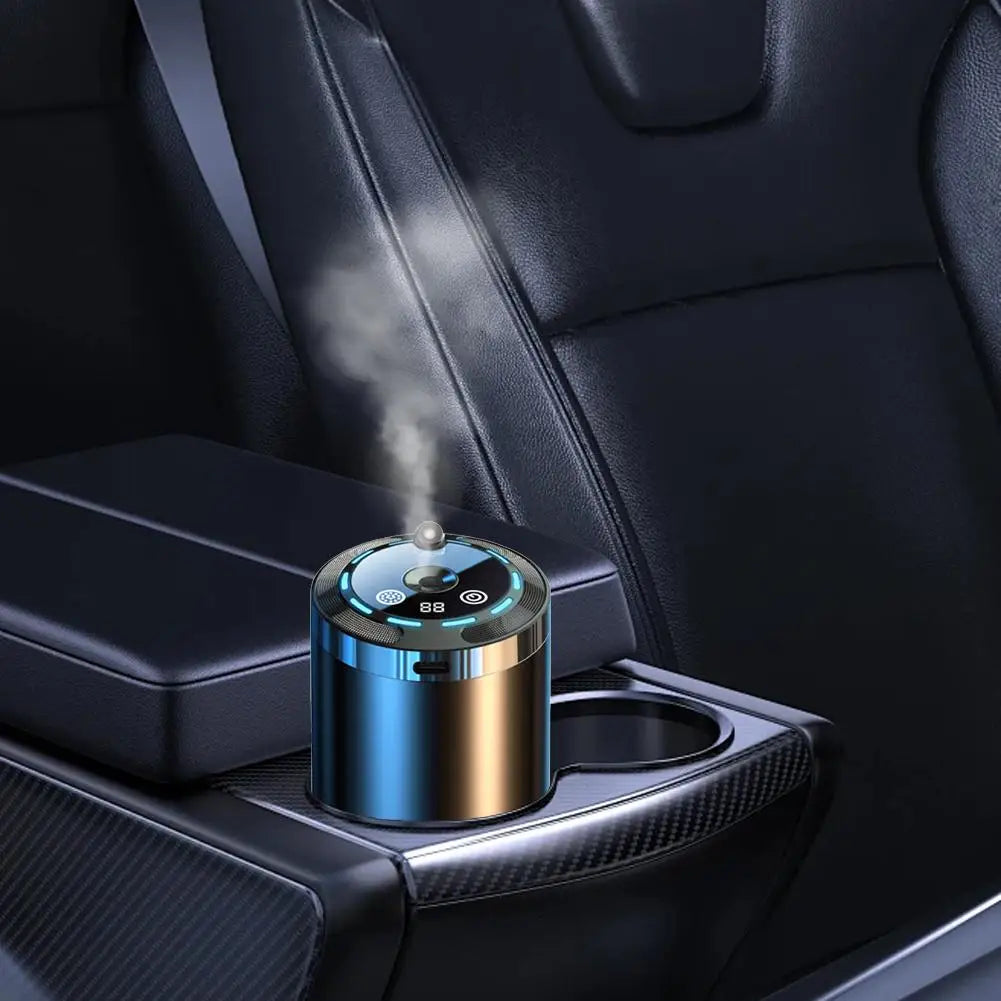 Diffuseur d’air automobile Humidificateur 5 Modes Diffuseur d’arôme pour voiture, purificateur d’air, Bureau, Chambre, Longue durée