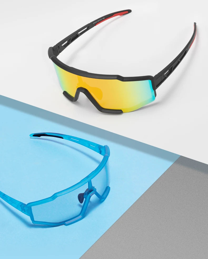 Photochromic & Polarized Cycling Glasses for Road and MTB Riding