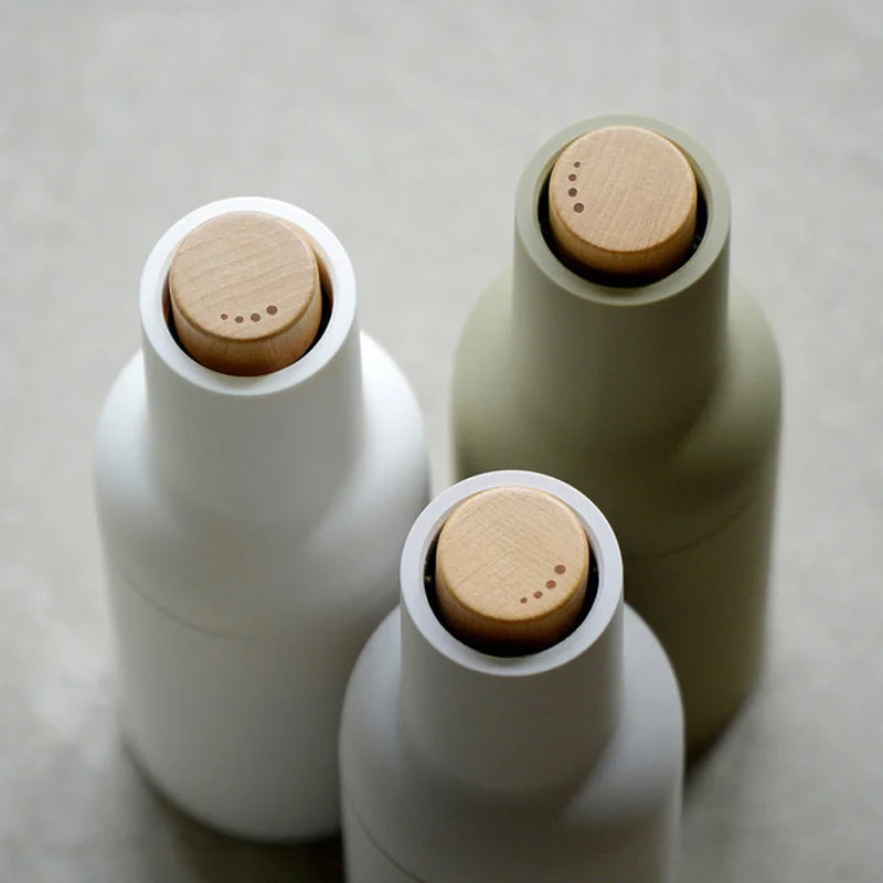 Battery-Powered Electric Pepper and Spice Grinder in White or Black