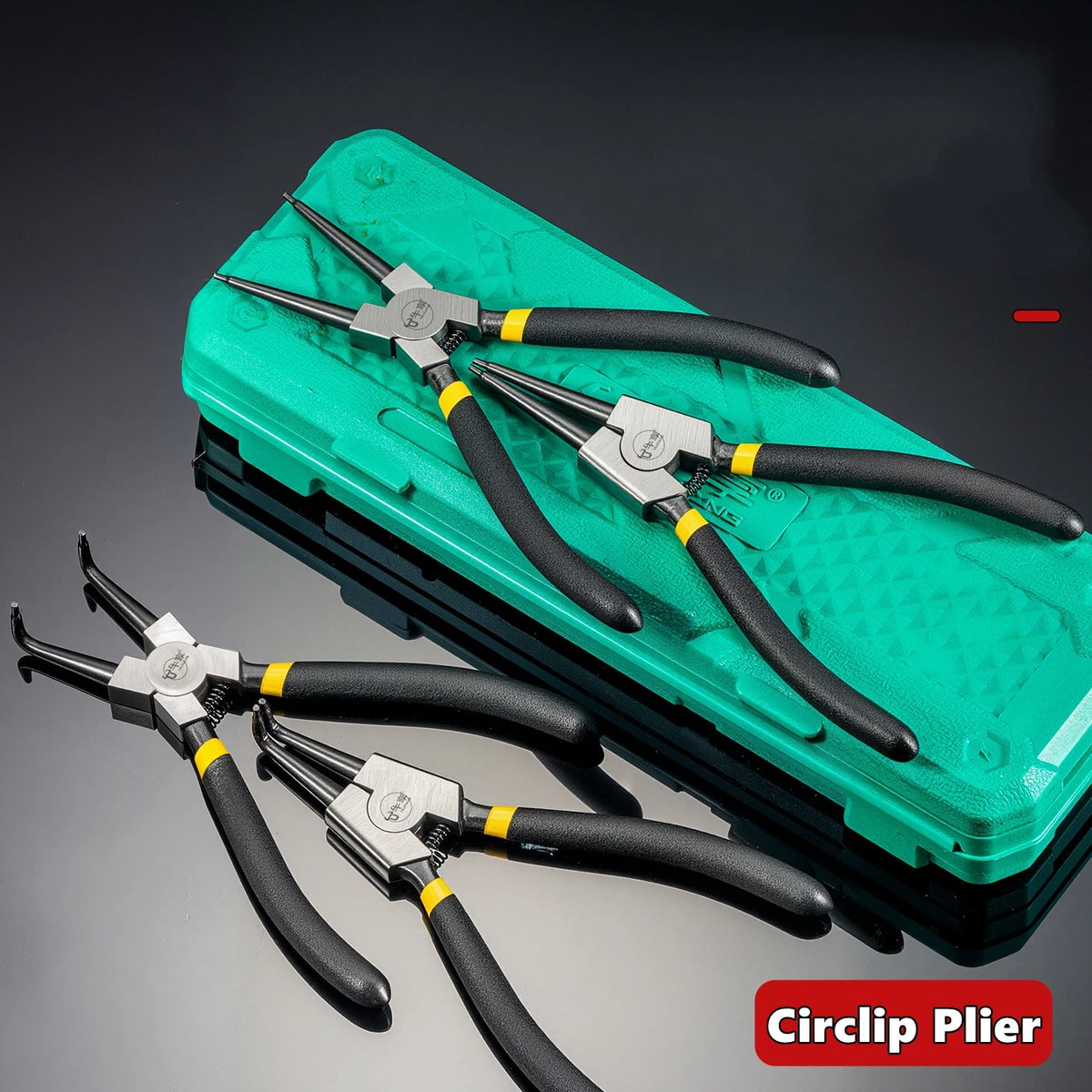 Four-Piece Circlip Pliers Set