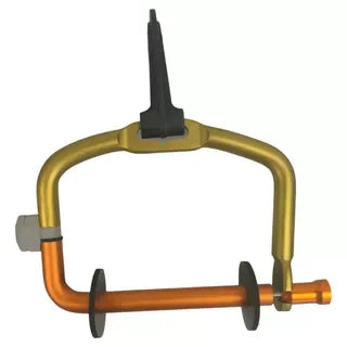 Fly Fishing Tippet Holder in Anodized Aluminium, 7 Spools