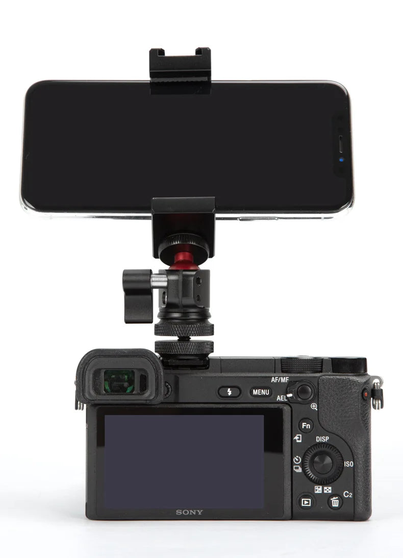 Compact Tripod Ball Head with U-Shaped Slot
