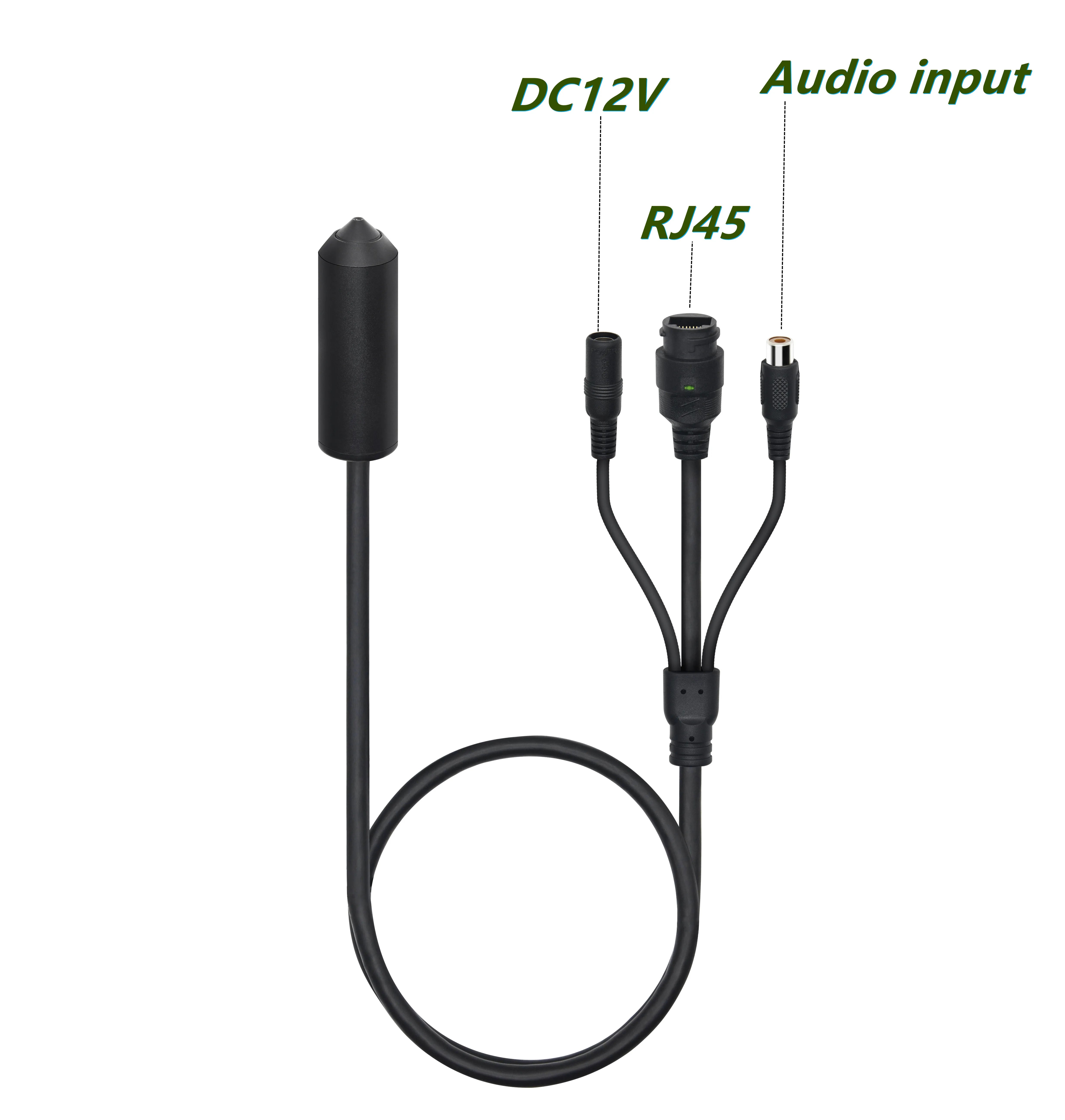 Mini caméra IP Bullet POE avec objectif 3,7 mm