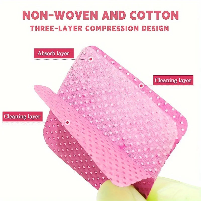 Lint-Free Nail Wipes Gel Cleansing Tissues
