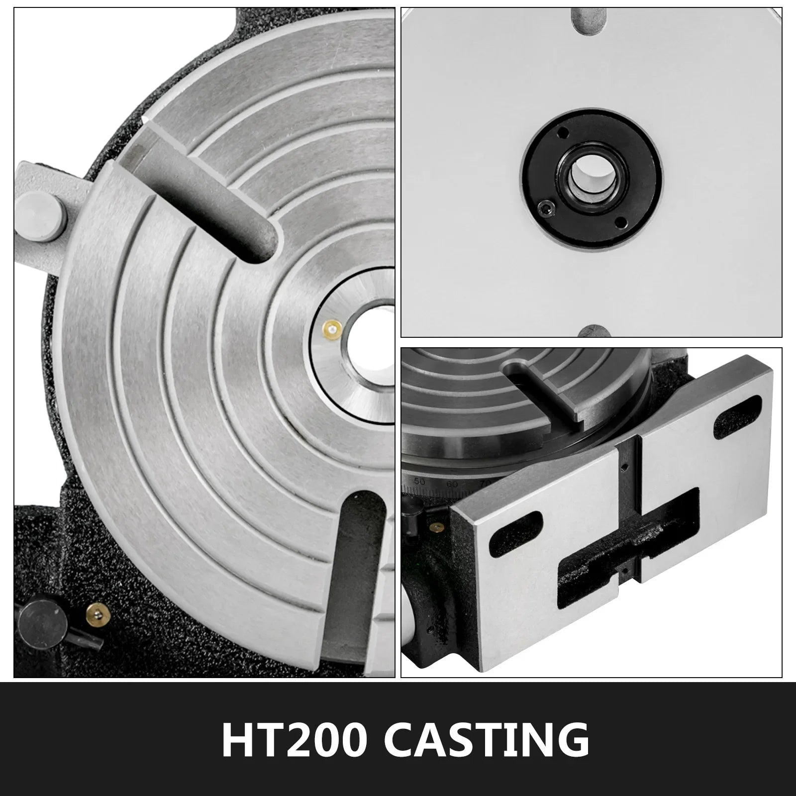 8" / 200mm Rotary Table HV8 Horizontal Vertical Milling Table MT3