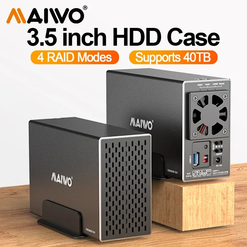 Dual-bay SATA-dockingstation voor HDD en SSD, USB 5Gbps