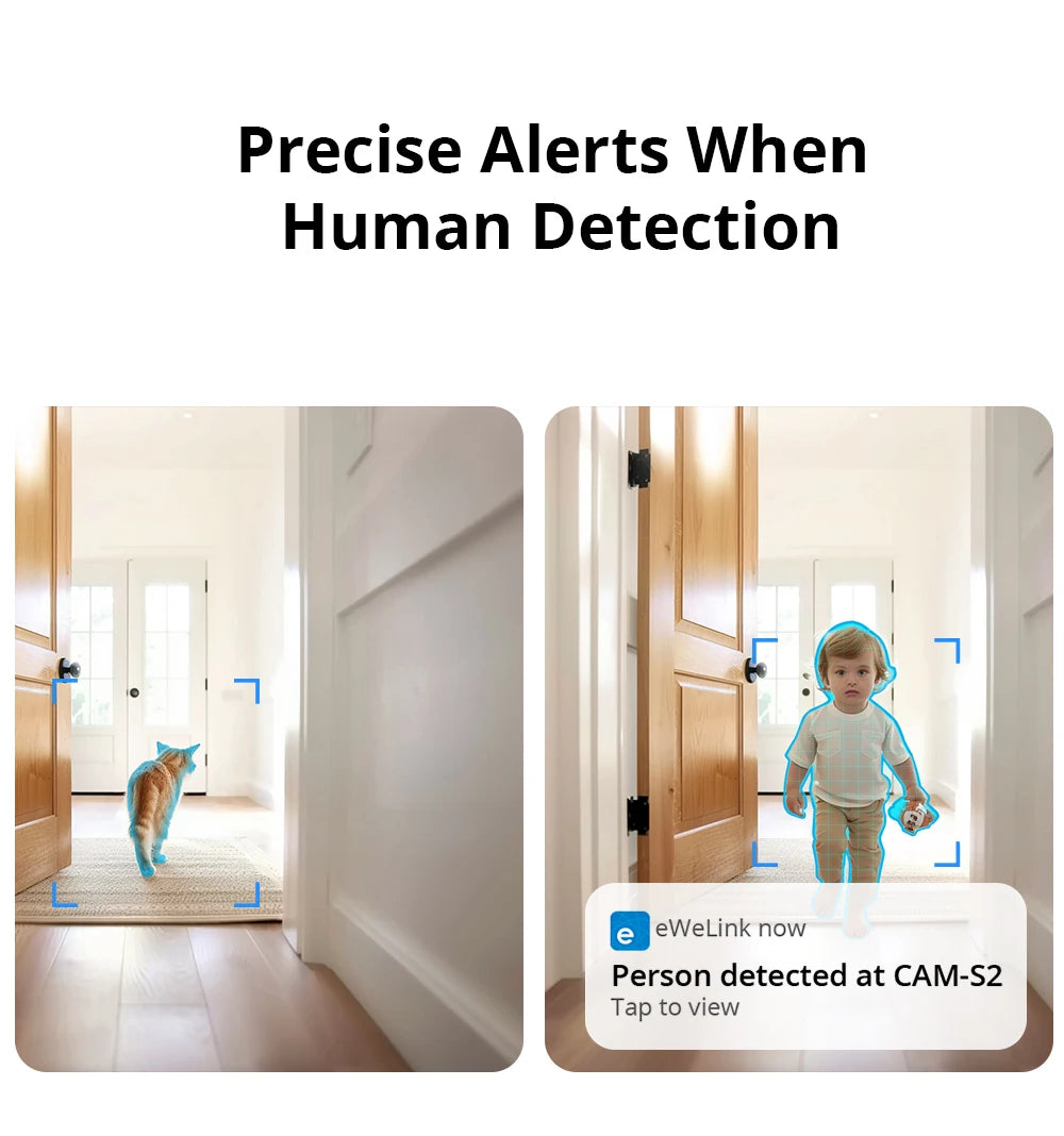 1080P WiFi Home Security Camera with Motion Detection and Two-Way Audio