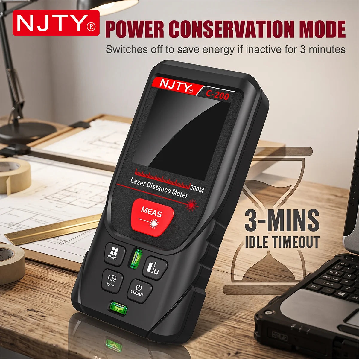 C-Series Laser Distance Meter 50-200 m