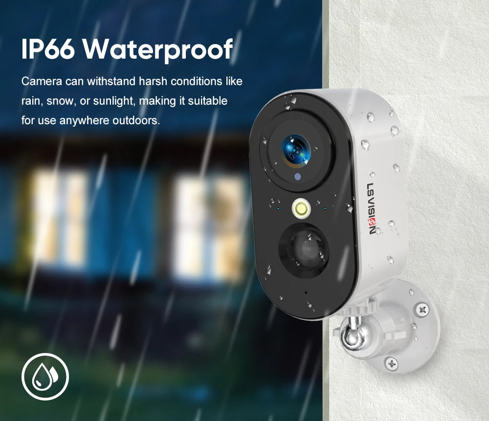 Telecamera di Sicurezza PTZ Wireless 4G 4MP con Batteria per Esterni CCTV