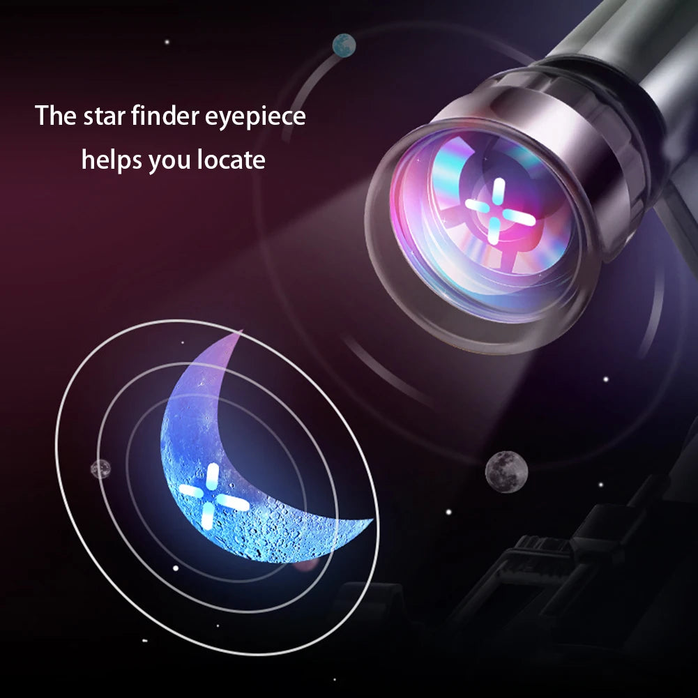 0|Professional Astronomical Telescope 20X 30X 40X Powerful Monocular Portable HD Moon Space Planet Observation Gifts for Children