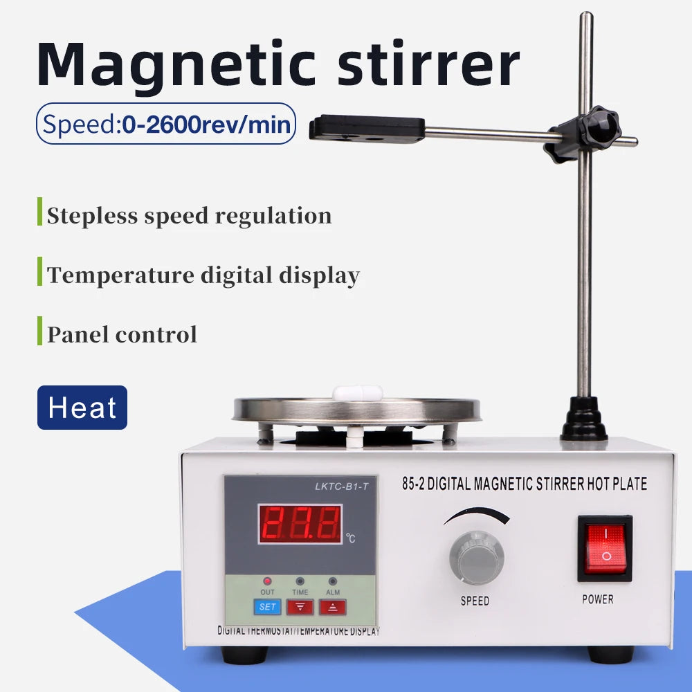 85-2 Heated Magnetic Stirrer - 1L, 220V