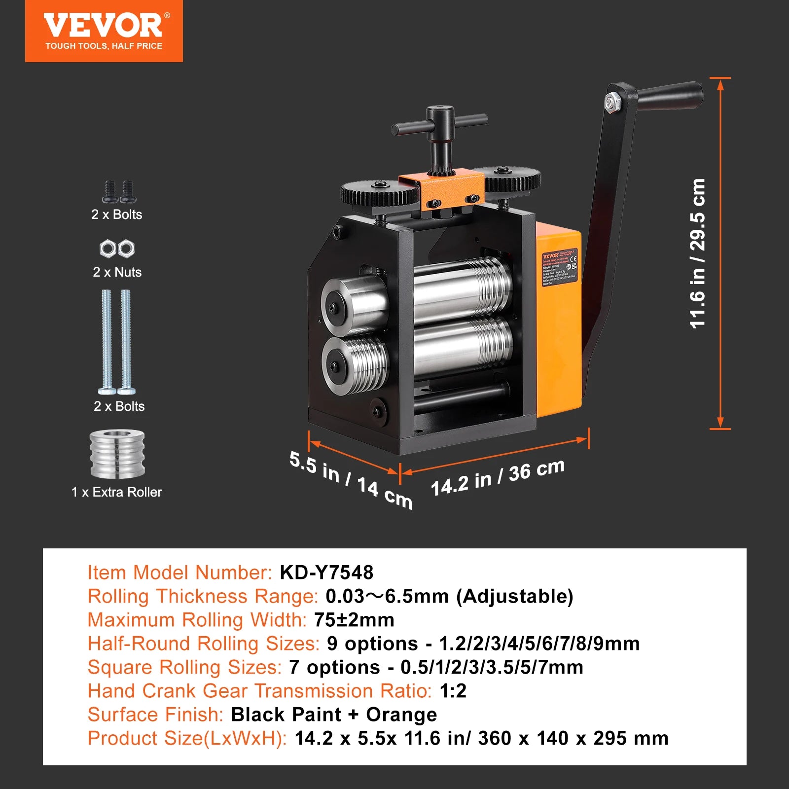3-in-1 Jewelry Rolling Mill Machine for Sheet, Wire & Metal Forming