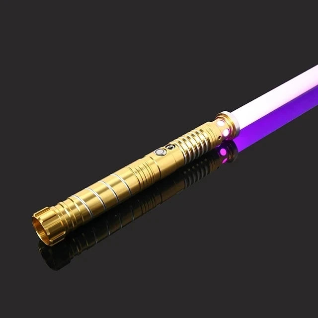 Sabie de jucărie luminoasă RGB cu mâner metalic