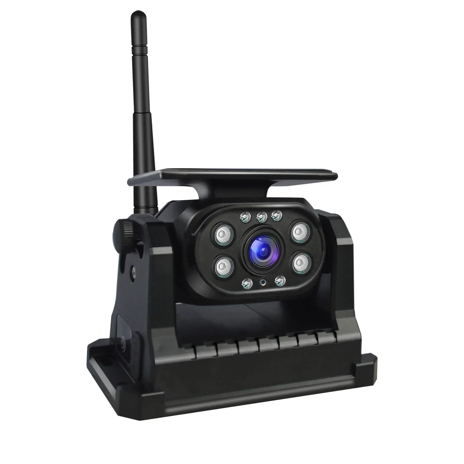 5" Monitor HD Magnetic Solar Wireless Backup Camera 1080P Upgrade Auto on/Off Camera Night Vision Rechargeable Rear View Camera