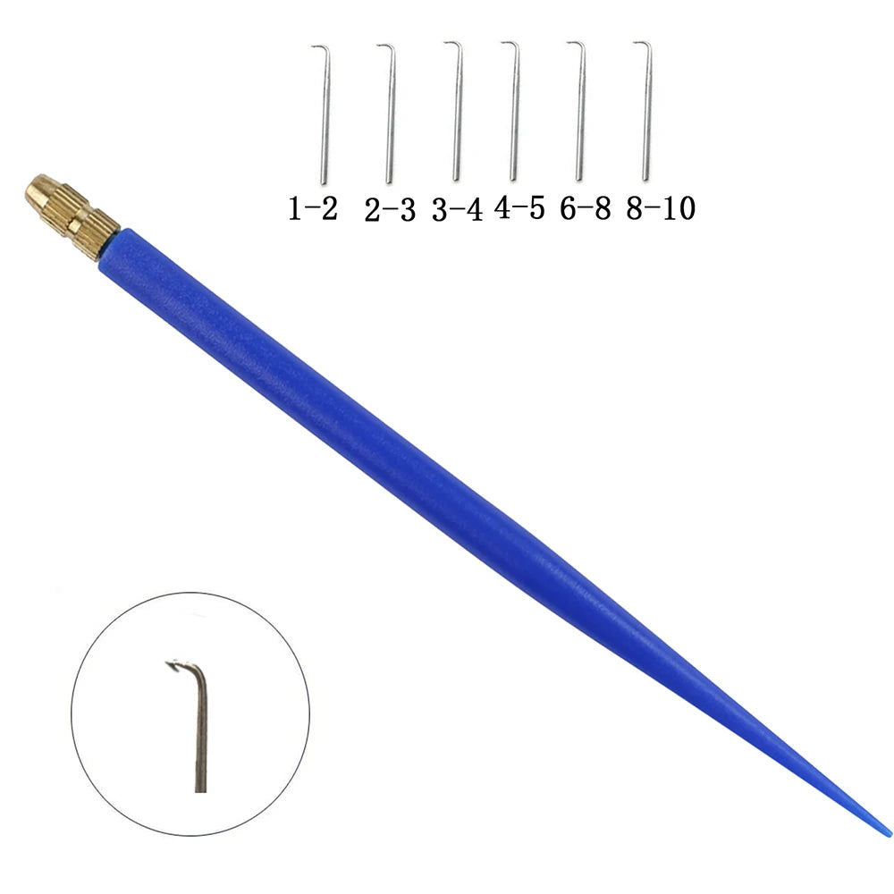 Wig Ventilating Needle Set, Holder and 6 Needles