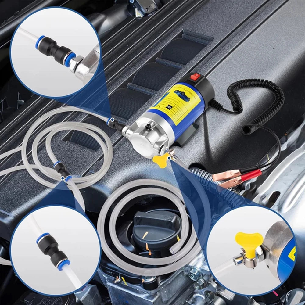 12V přenosná pumpa na vývěr oleje