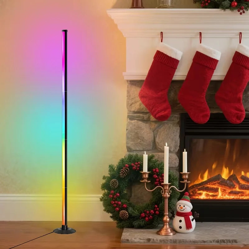 USB-Powered RGB Corner Floor Lamp