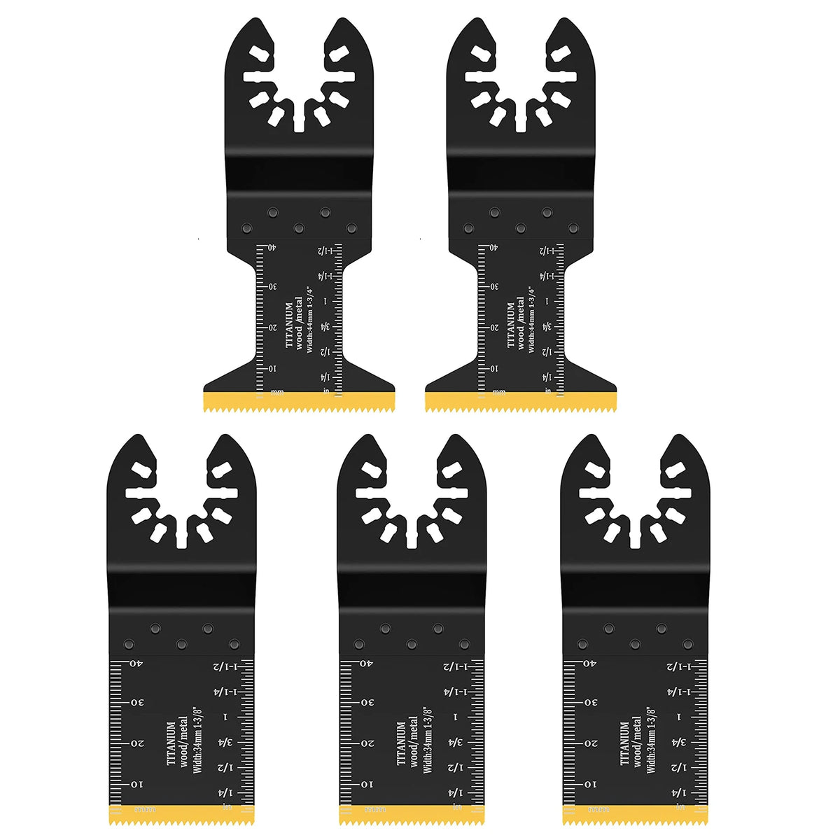 Five-Piece Oscillating Multitool Saw Blade Set