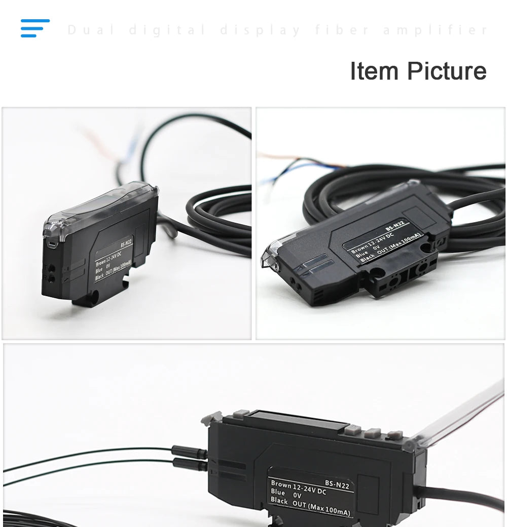 Digitális optikai szenzor erősítő opciók