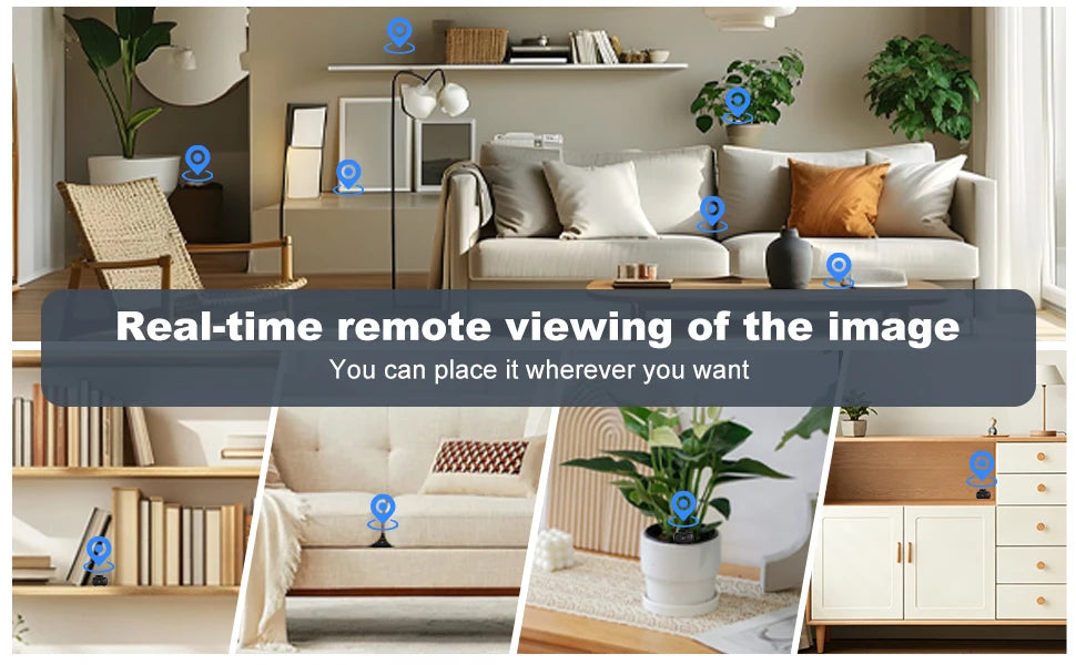 Caméra HD domestique H2, caméra sportive professionnelle portable extérieure, caméra réseau Wi-Fi, surveillance intérieure maison, vision nocturne, détection de mouvement, mini caméra sans fil, moniteur portable intérieur/extérieur, adaptée pour la maison