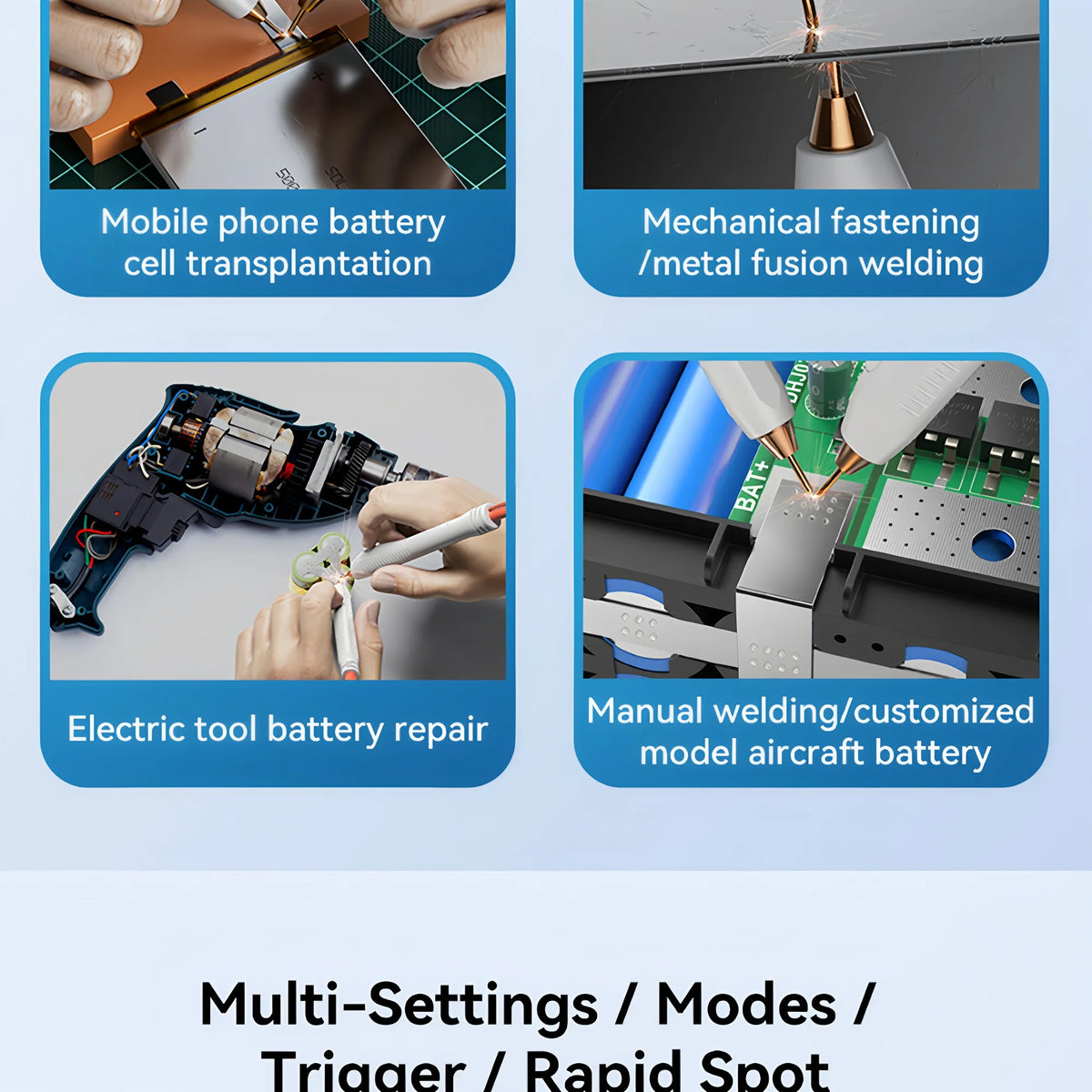 Soudeuse par points pour batterie à commande par pédale UK1
