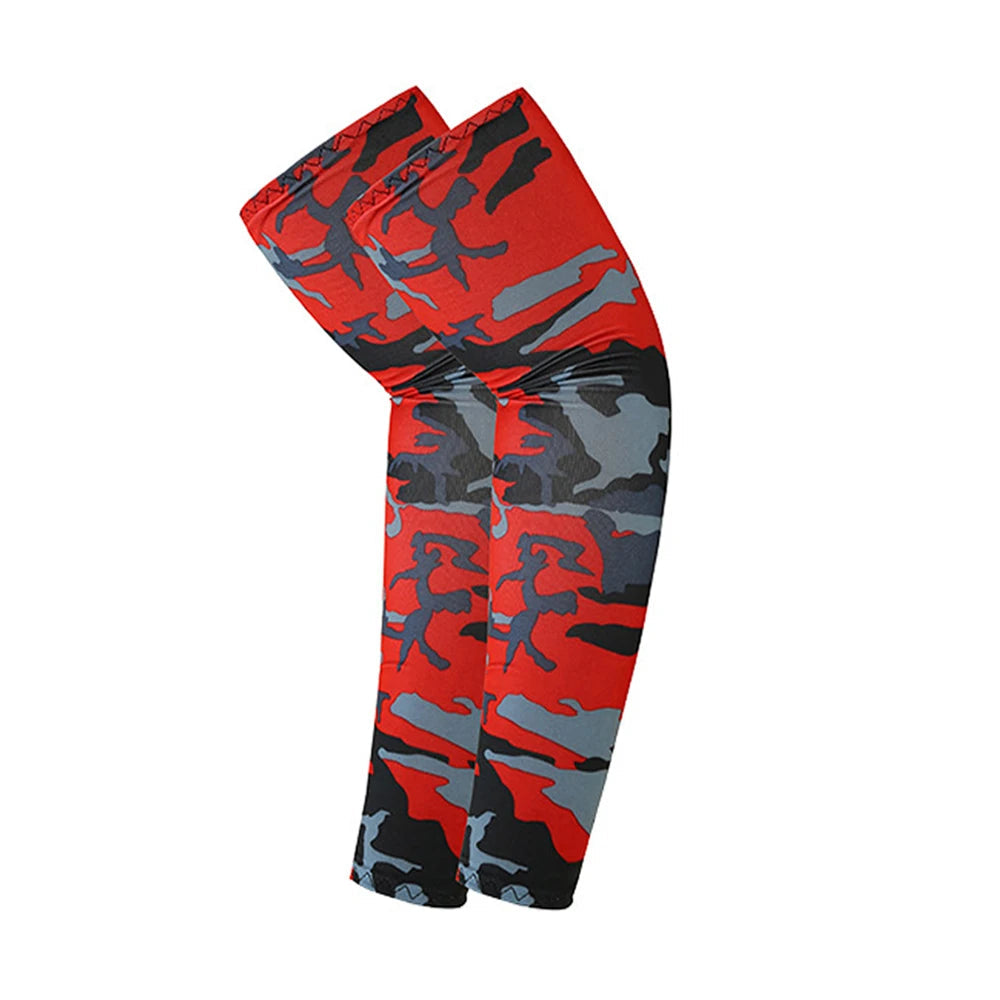 2Pcs Unisex Cooling Arm Sleeves Cover Women Men Sports Running UV Sun Protection Outdoor Fishing Cycling Sleeves for Hide Tattoo