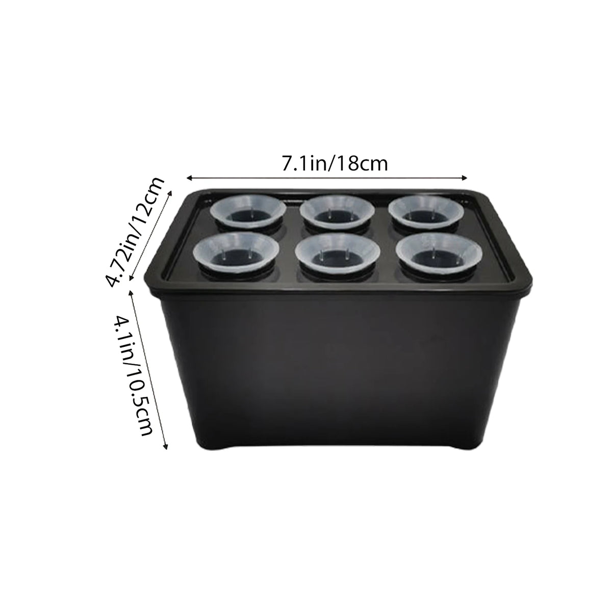 Six-Cup Hydroponic Seedling Box
