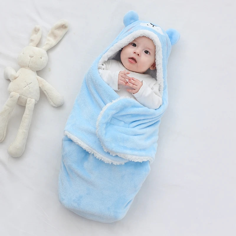 Soft Flannel Baby Sleepsack – Cozy Autumn Winter Wrap