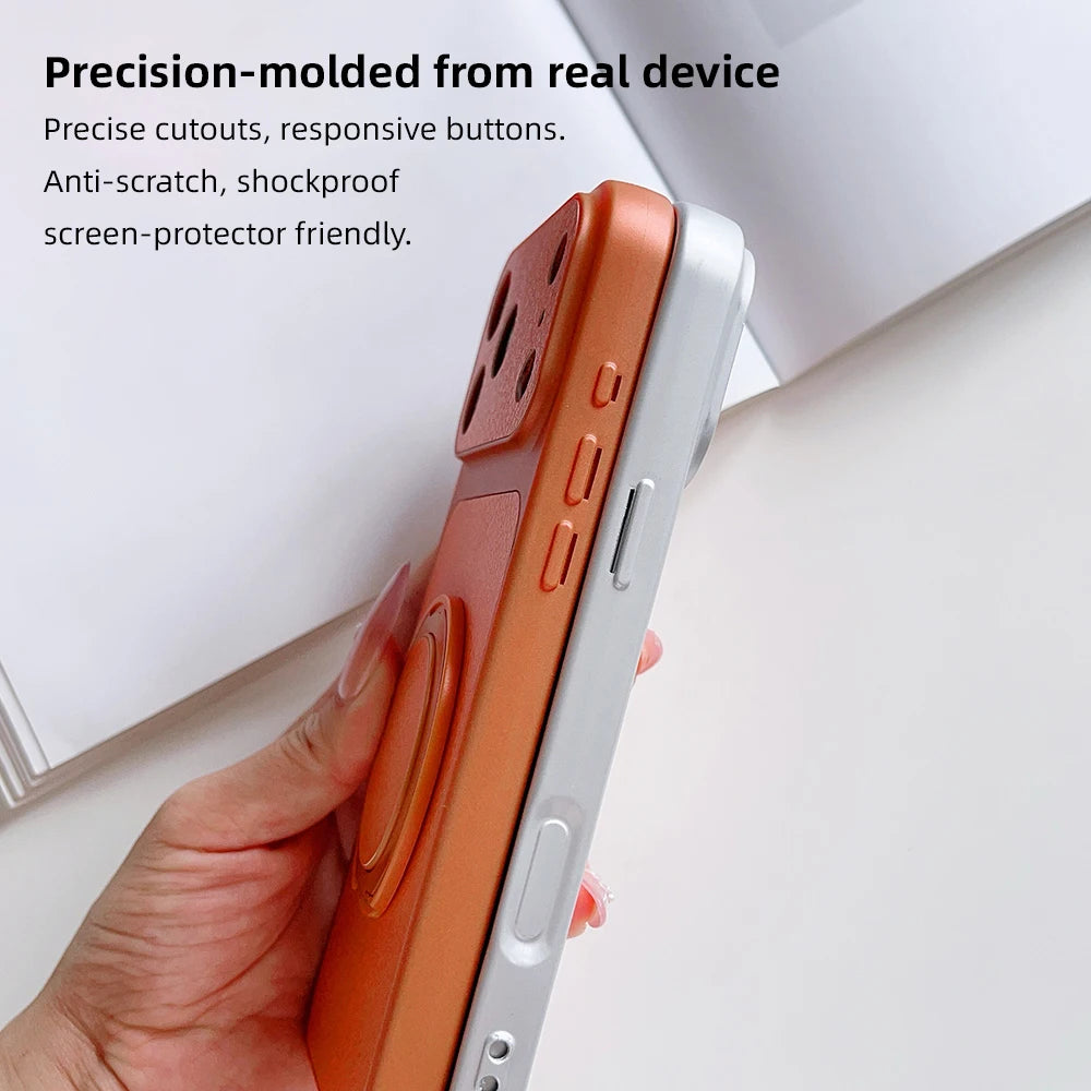 Hoescase met draaibare magnetische standaard voor geselecteerde Xiaomi-telefoons