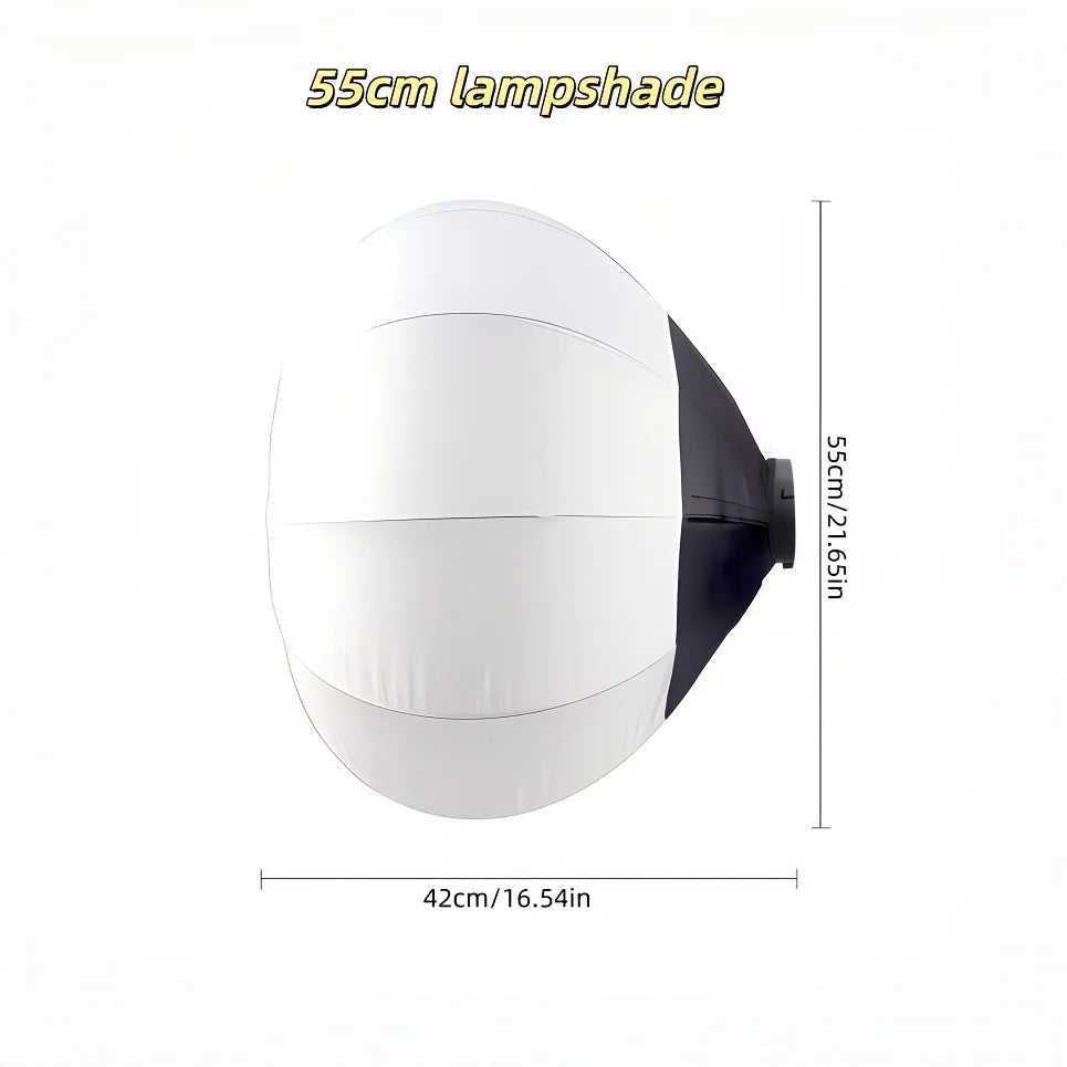 Bowens-kiinnitteinen lyhtysoftbox, 35, 55 tai 65 cm