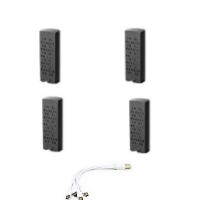 Vervangende accu's en propellersets voor D2-drone