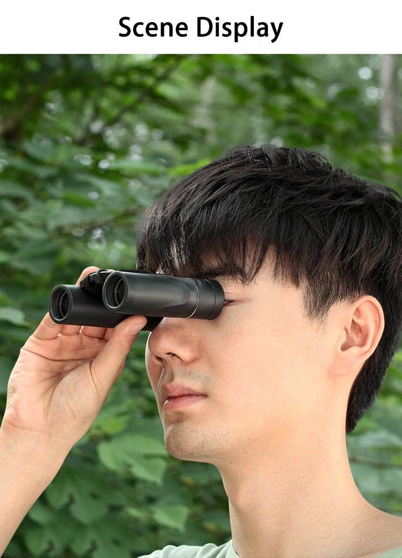 Binoculars 9000M Long Range 900x25 HD Folding Night Vision Mini Telescope FMC Optics For Hunting Sports Outdoor Camping Travel