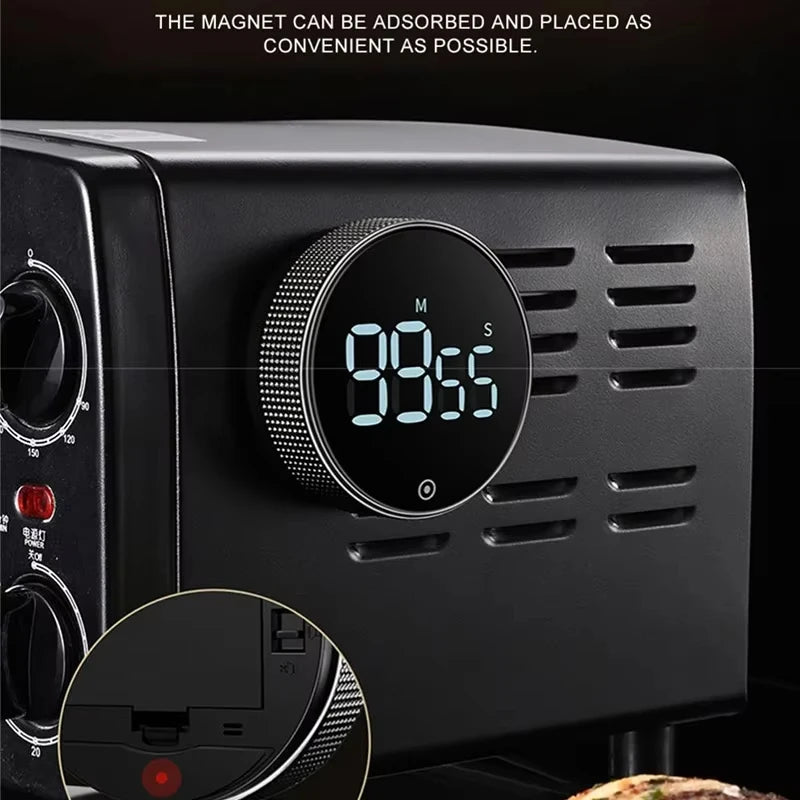 Magnetic Digital Timer with Rotary Control