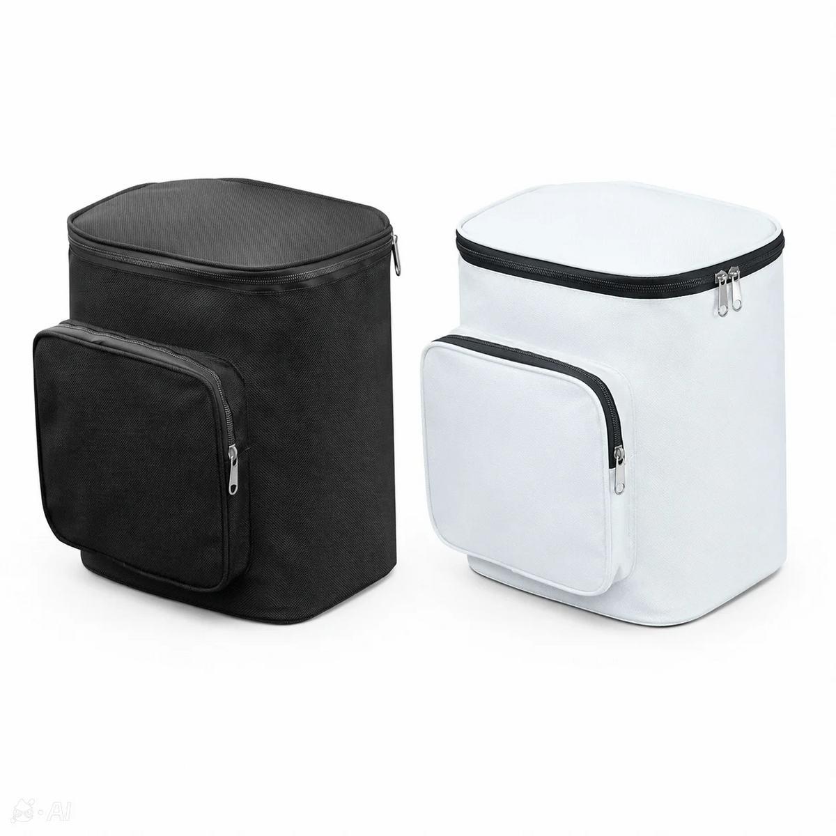 Bolsa de arrumação dianteira para motociclo com dois bolsos