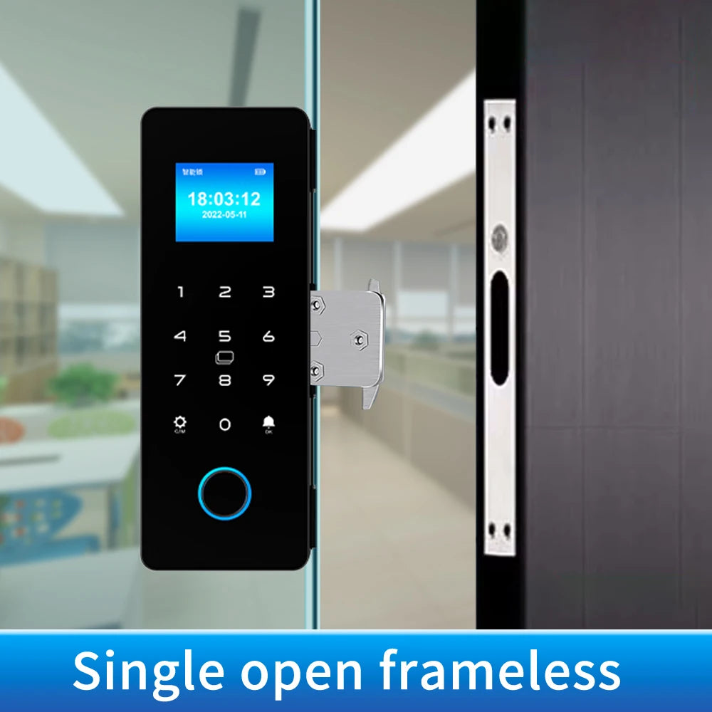 Bluetooth-tasted Lock til glas- eller rammede døre