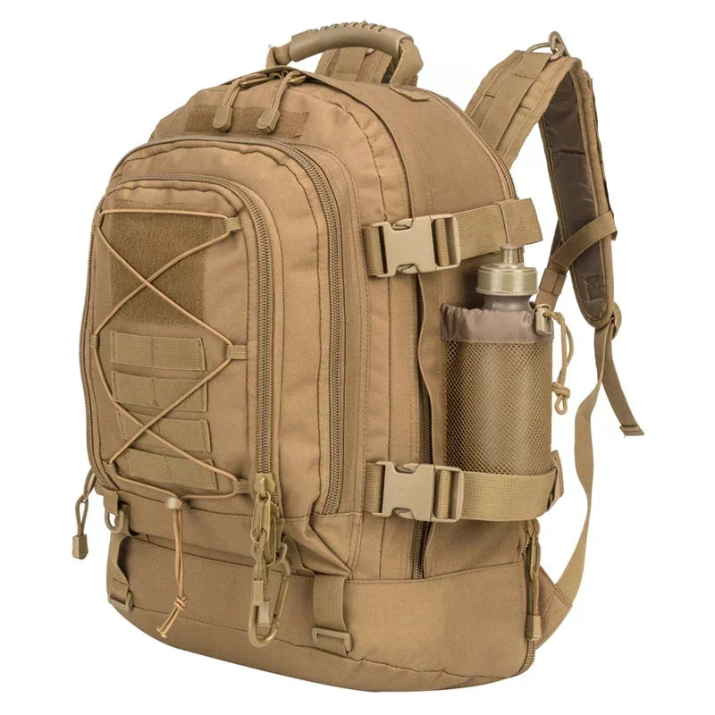 Sac à dos militaire tactique 65L pour camping, randonnée et voyage
