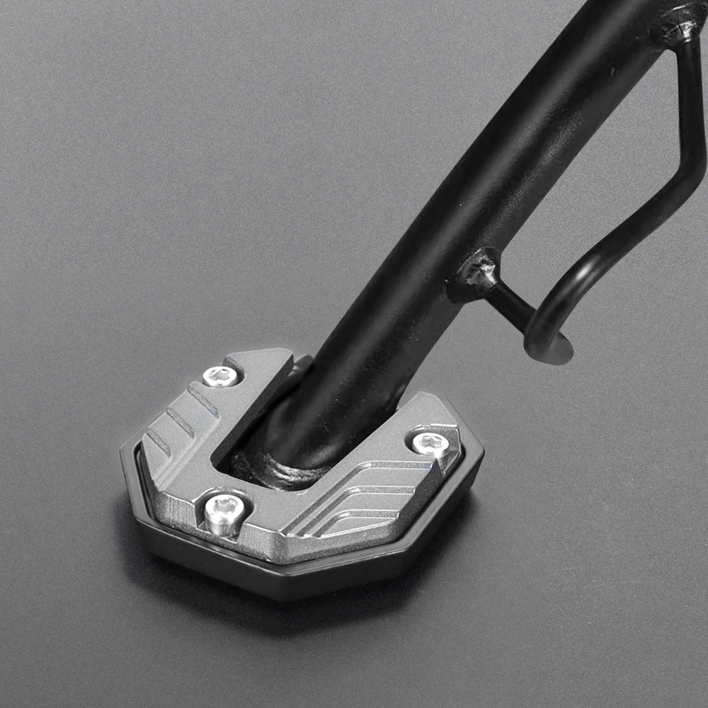 Universal Scooter Motorcycle Bike Kickstand Extender Foot Side Stand Extension Pad Support Plate Anti-skid Enlarged Base
