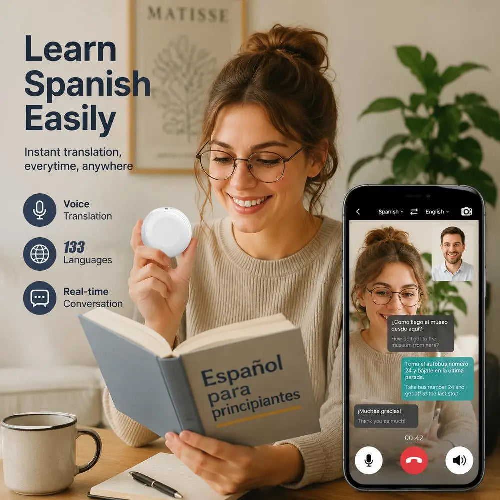 TS1-AI Wearable Bluetooth Translation Speaker